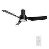 PORTER 44 In 3 Blade Smart Ceiling Fan With Integrated LED Lights With Google Home