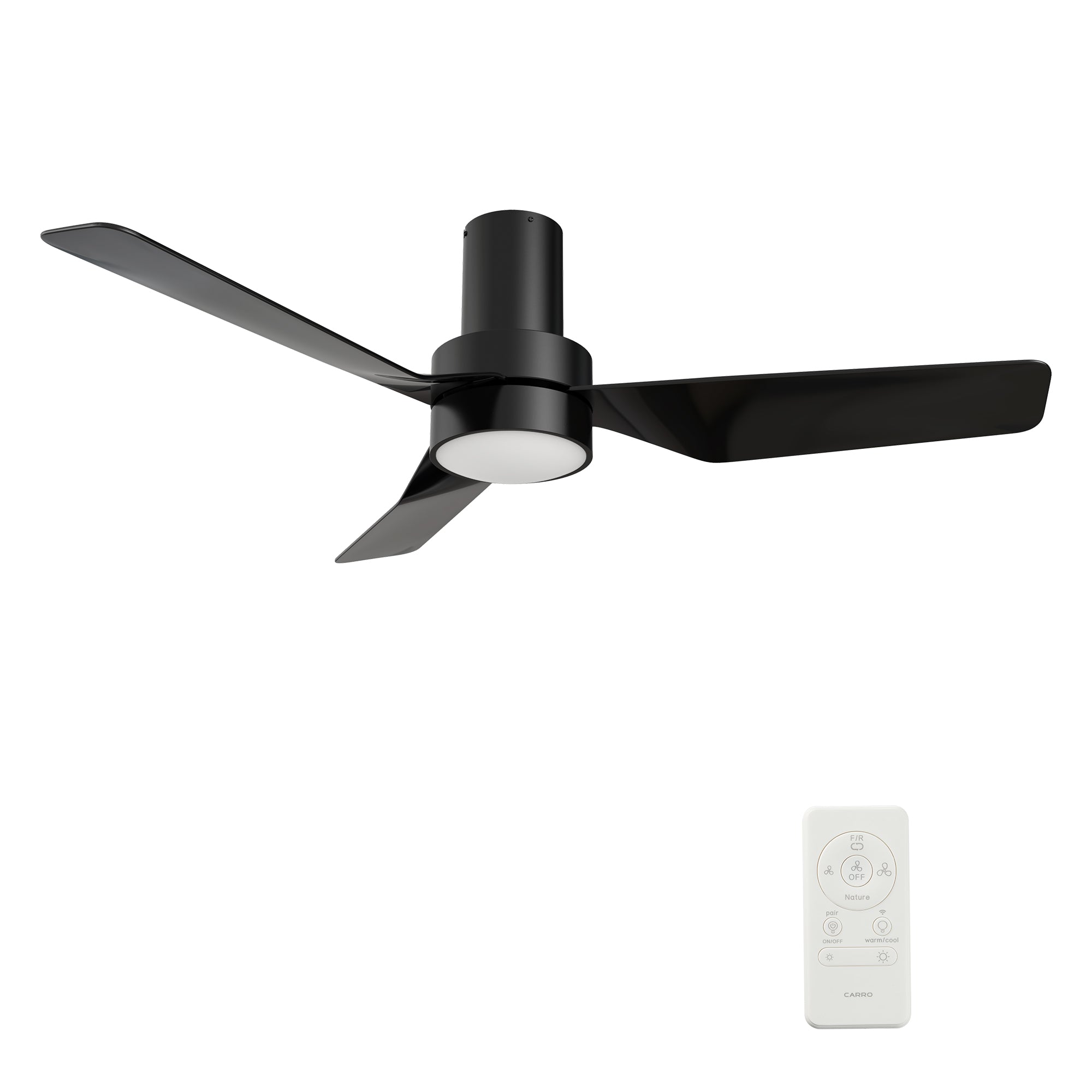 PORTER 44 In 3 Blade Smart Ceiling Fan With Integrated LED Lights With Google Home
