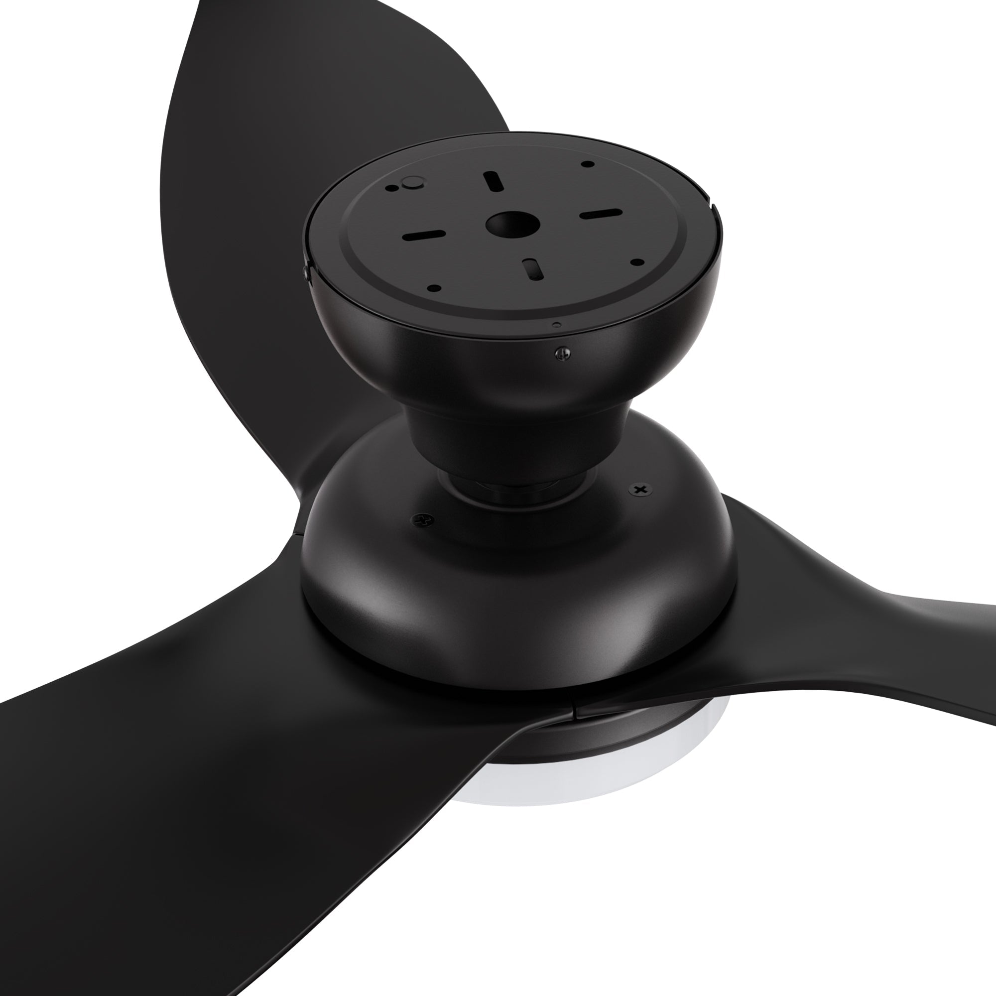 UPTON 45 In 3 Blade Smart Ceiling Fan With Integrated LED Lights With Google Home
