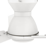 CALEN 48 inch 3-Blade Flush Mount Smart Ceiling Fan with LED Light & Remote