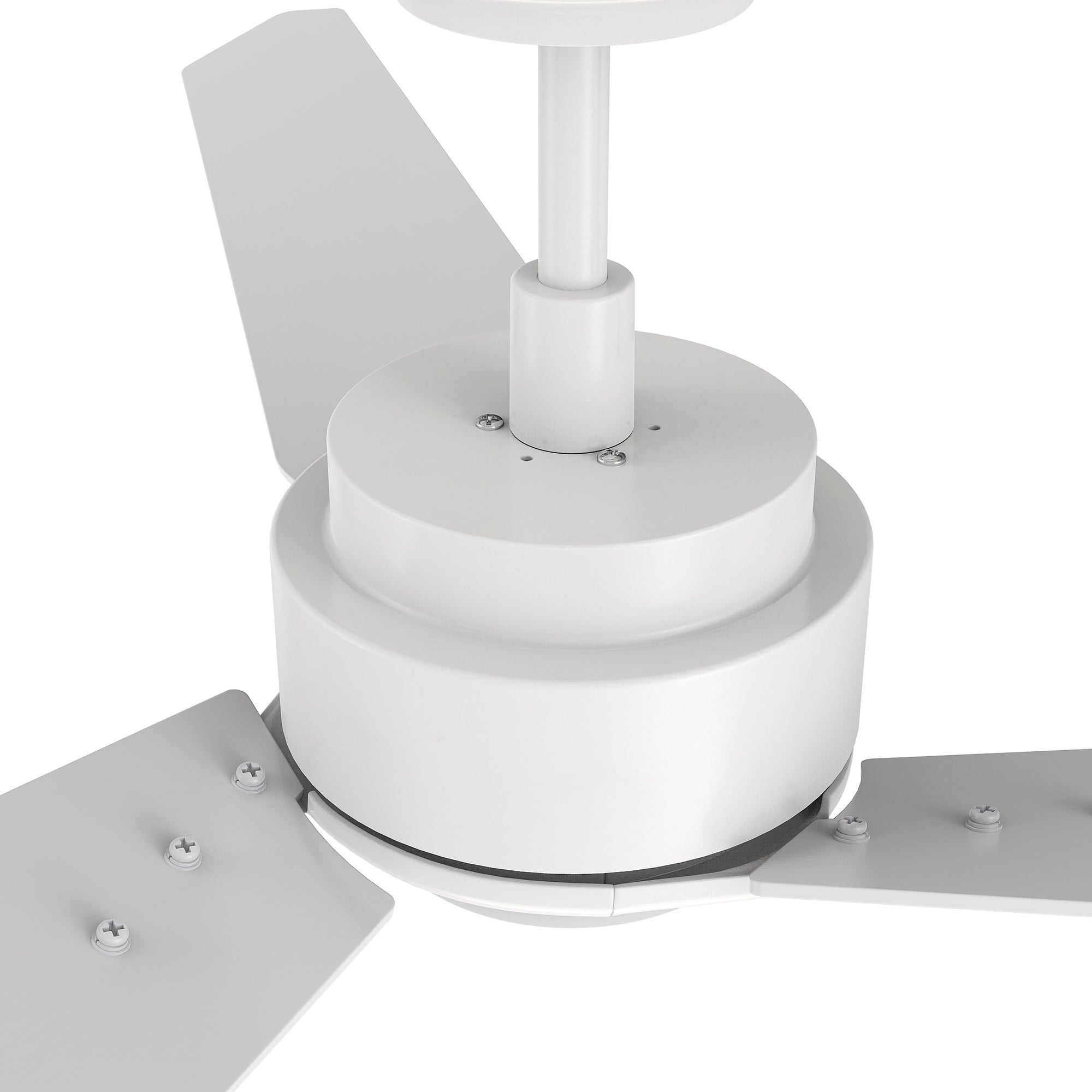 CALEN 48 In 3 Blade Smart Ceiling Fan With Integrated LED Lights With Google Home