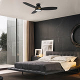 FREMONT 48 In 3 Blade Smart Ceiling Fan With Integrated LED Lights With Google Home