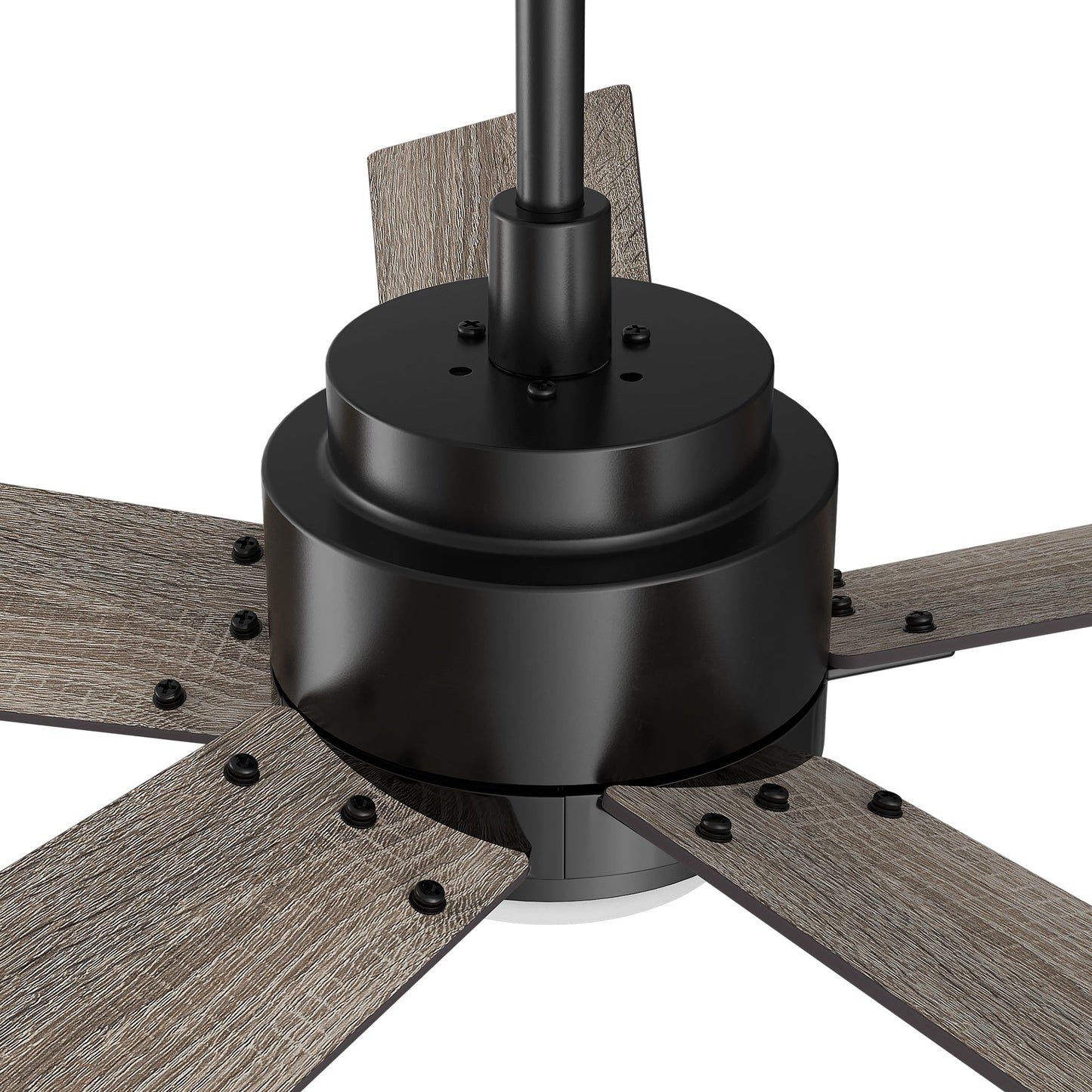 ASCENDER 48 In 5 Blade Smart Ceiling Fan With Integrated LED Lights With Google Home