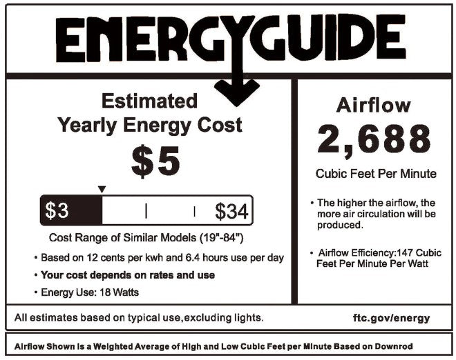 NICOLET 52 In 3 Blade Smart Ceiling Fan With Integrated LED Lights With Google Home