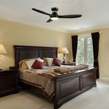 MERTON 52 In 3 Blade Smart Ceiling Fan With Integrated LED Lights With Google Home