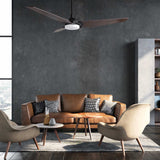 KAJ 52 In 3 Blade Smart Ceiling Fan With Integrated LED Lights With Google Home