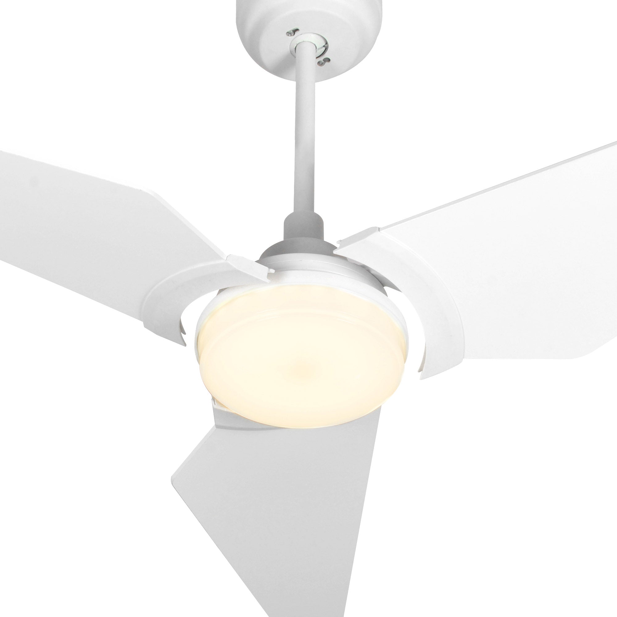 KAJ 52 In 3 Blade Smart Ceiling Fan With Integrated LED Lights With Google Home