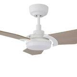 KAJ 52 In 3 Blade Smart Ceiling Fan With Integrated LED Lights With Google Home