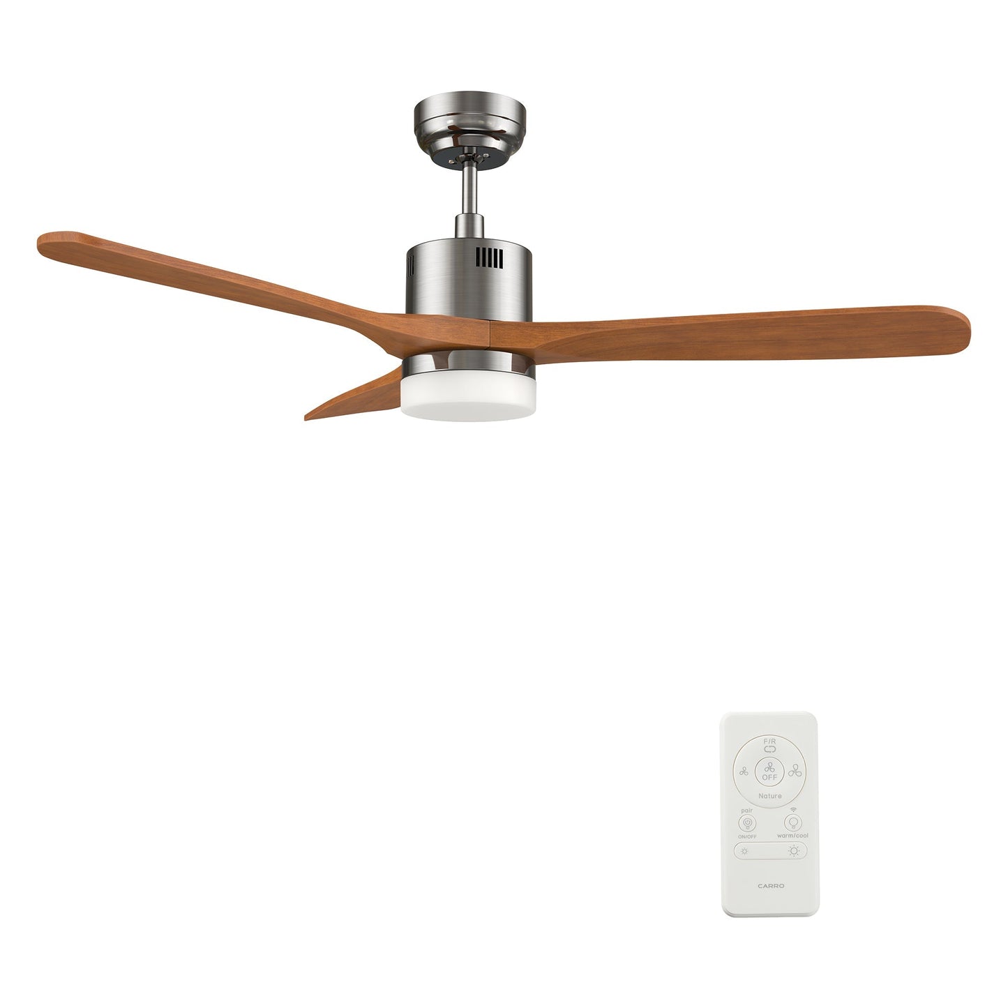 PALMER 52 In 3 Blade Smart Ceiling Fan With Integrated LED Lights With Google Home
