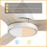 GARRICK 52 In 3 Blade Smart Ceiling Fan With Integrated LED Lights With Google Home