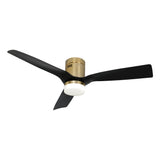 SPEZIA 52 In 3 Blade Smart Ceiling Fan With Integrated LED Lights With Google Home