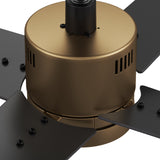 MONTGOMERY 52 In 4 Blade Smart Ceiling Fan With Integrated LED Lights With Google Home