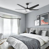 KAJ 52 In 5 Blade Smart Ceiling Fan With Integrated LED Lights With Google Home