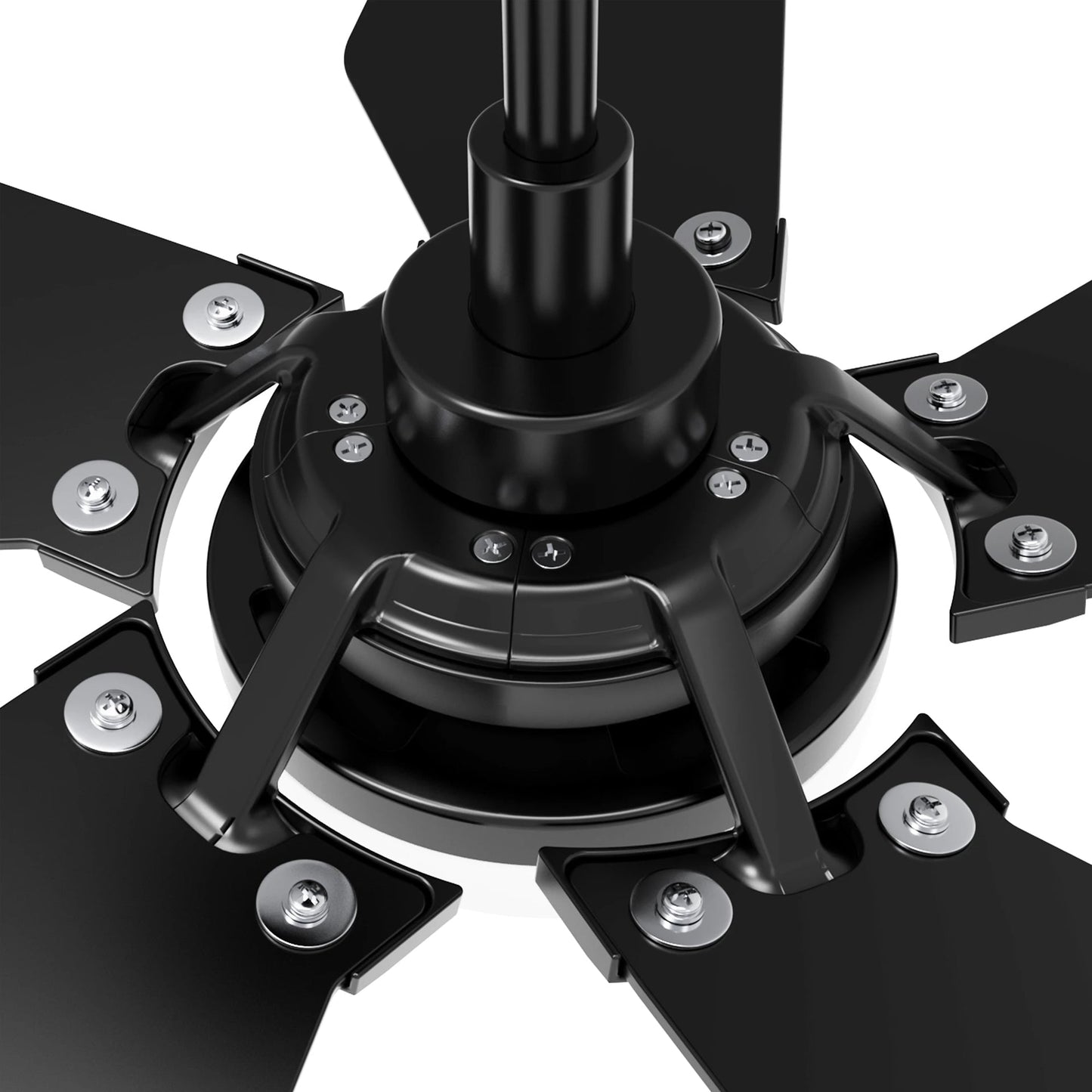KAJ 52 In 5 Blade Smart Ceiling Fan With Integrated LED Lights With Google Home