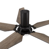 KAJ 52 inch 5-Blade Flush Mount Smart Ceiling Fan with LED Light & Remote