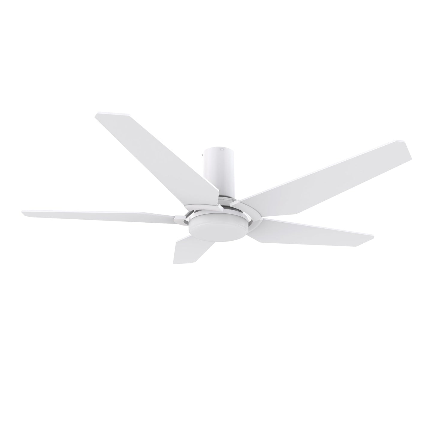KAJ 52 inch 5-Blade Flush Mount Smart Ceiling Fan with LED Light & Remote