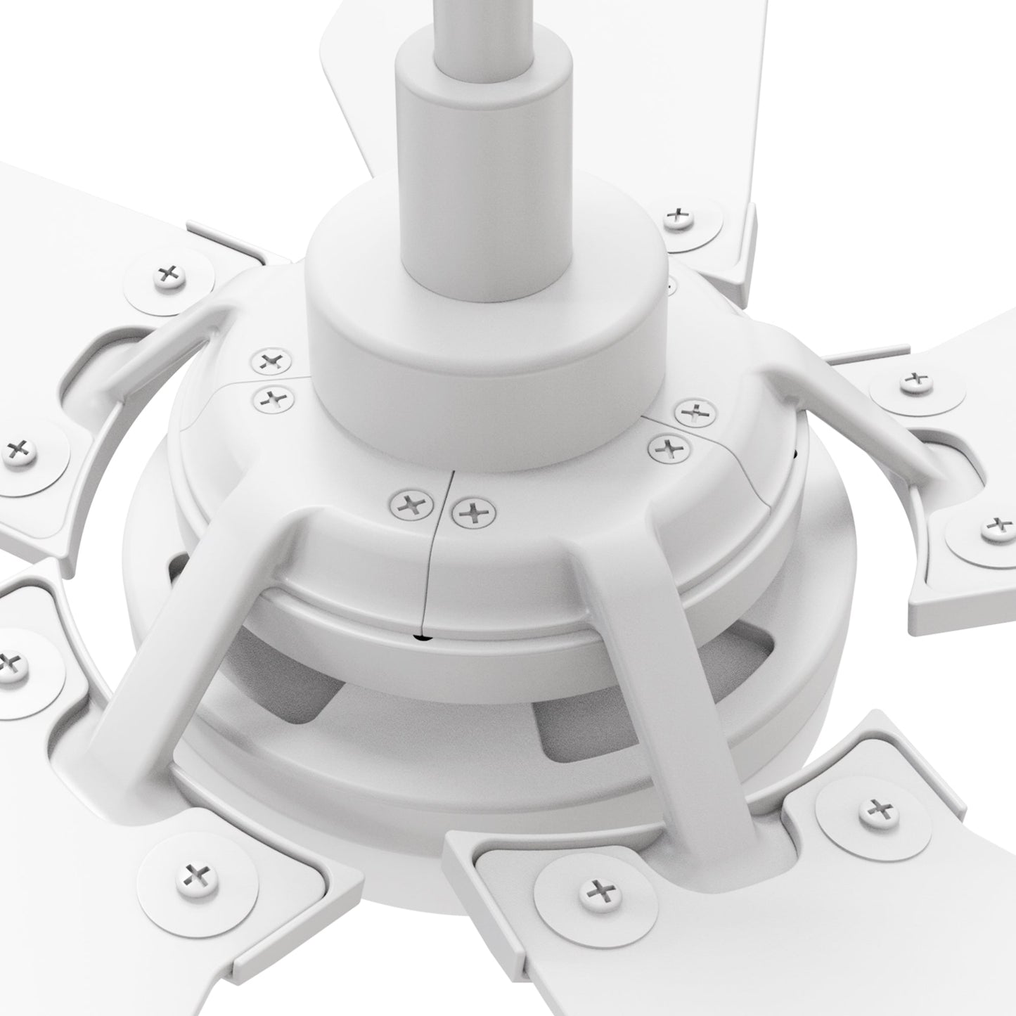 KAJ 52 In 5 Blade Smart Ceiling Fan With Integrated LED Lights With Google Home