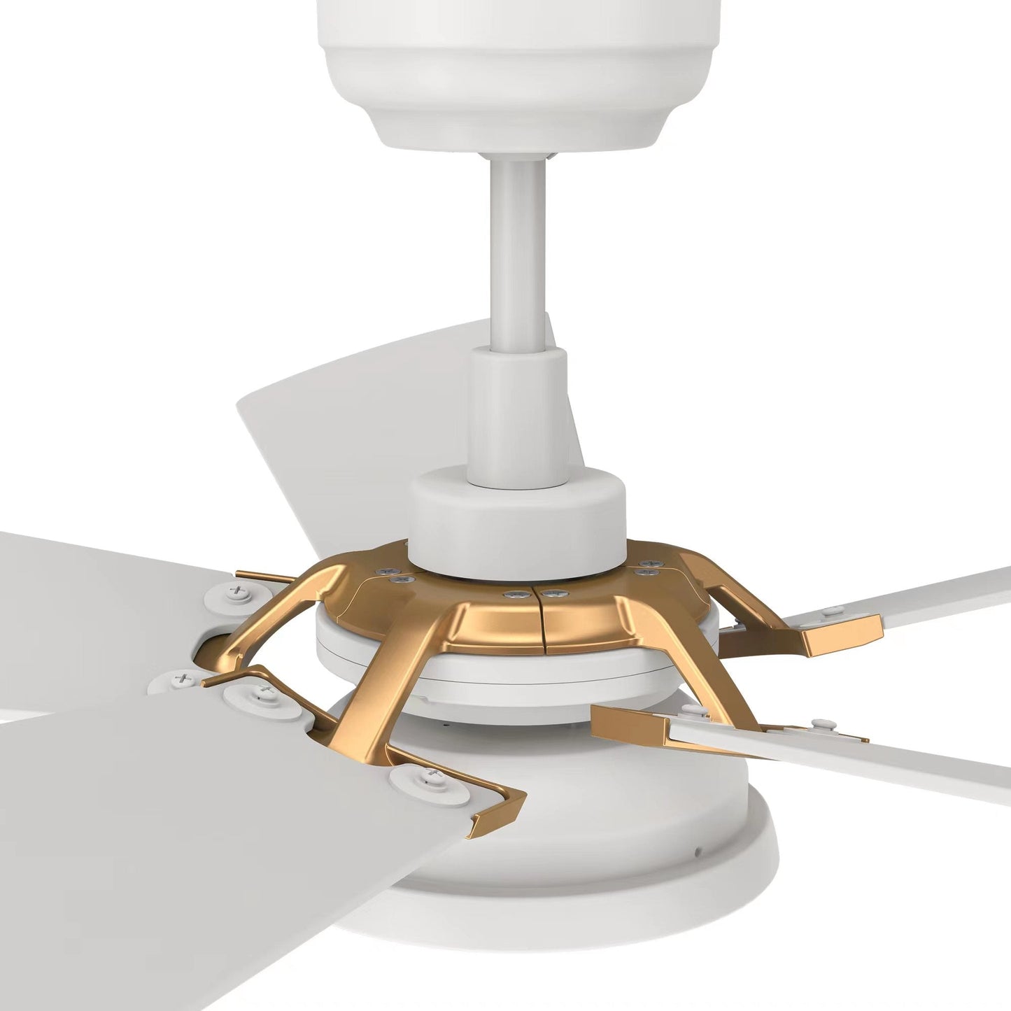SAVILI 52 In 5 Blade Smart Ceiling Fan With Integrated LED Lights With Google Home