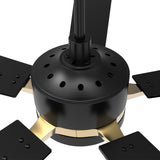 APPLETON 52 In 5 Blade Smart Ceiling Fan With Integrated LED Lights With Google Home