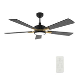 APPLETON 56 In 5 Blade Smart Ceiling Fan With Integrated LED Lights With Google Home