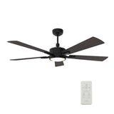 APPLETON 56 In 5 Blade Smart Ceiling Fan With Integrated LED Lights With Google Home