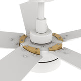 TARRASA 52 In 5 Blade Smart Ceiling Fan With Integrated LED Lights With Google Home