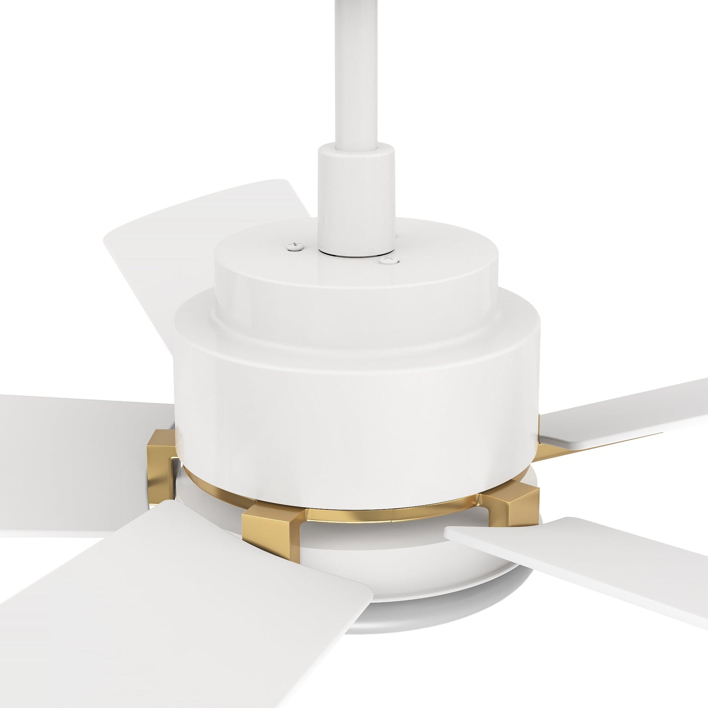 OLINDA 52 In 5 Blade Smart Ceiling Fan With Integrated LED Lights With Google Home