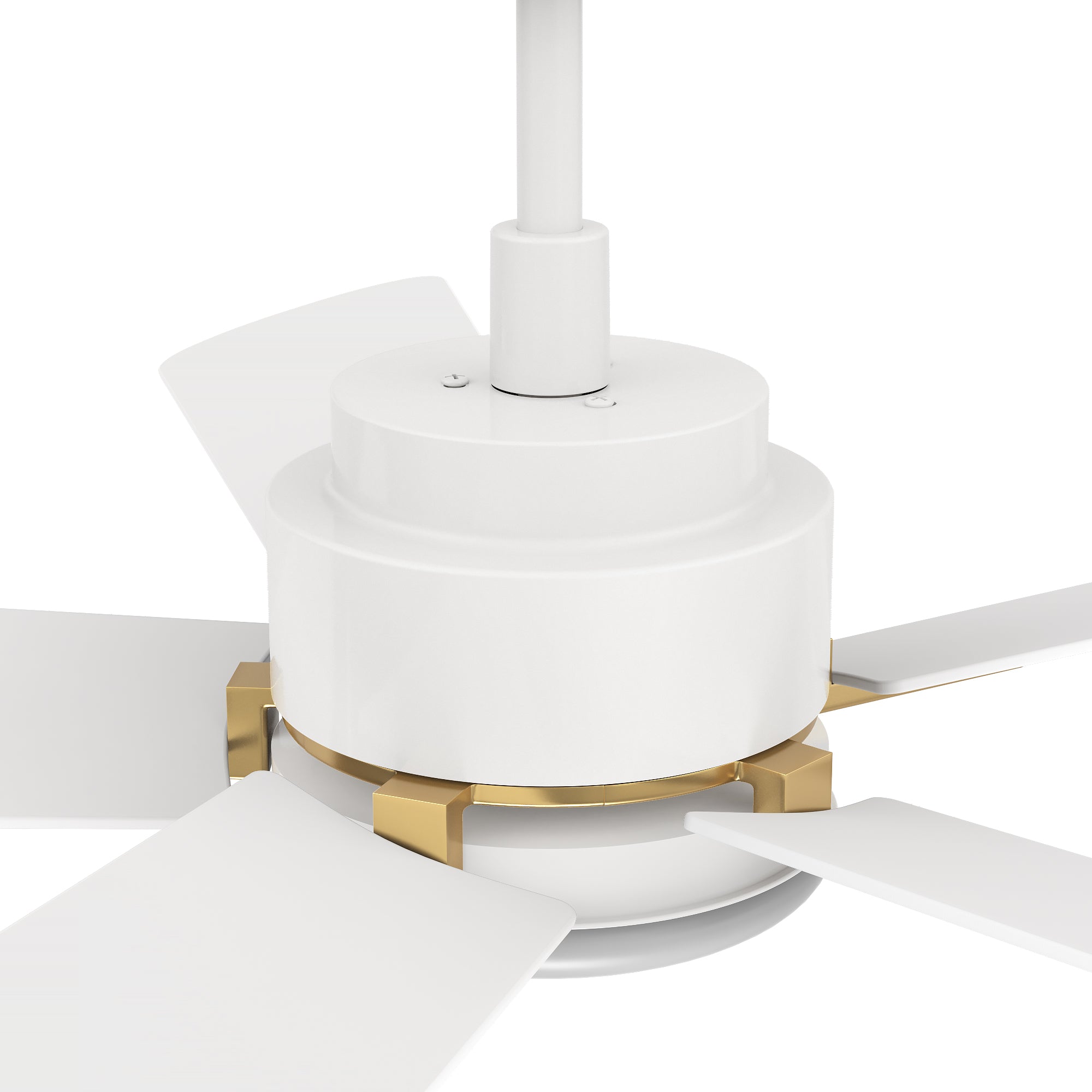 OLINDA 52 In 5 Blade Smart Ceiling Fan With Integrated LED Lights With Google Home