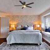 ESPEAR 52 In 5 Blade Smart Ceiling Fan With Integrated LED Lights With Google Home