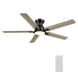 ESPEAR 52 In 5 Blade Smart Ceiling Fan With Integrated LED Lights With Google Home