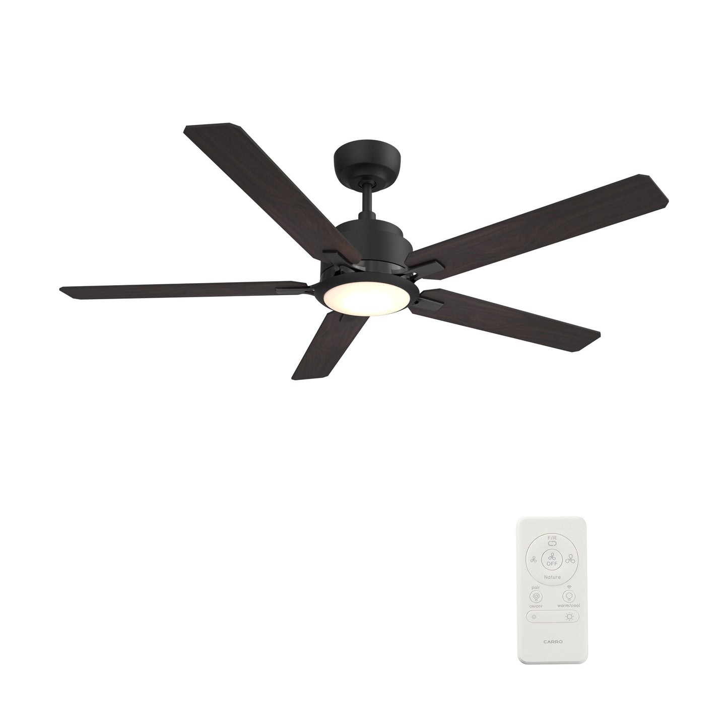 ESPEAR 52 inch 5-Blade Smart Ceiling Fan with LED Light & Remote