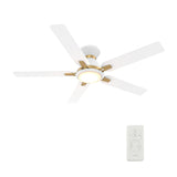 ESPEAR 52 In 5 Blade Smart Ceiling Fan With Integrated LED Lights With Google Home