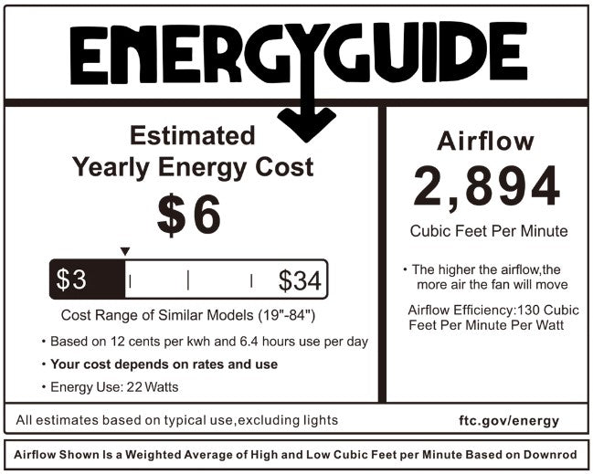 ESPEAR 52 inch 5-Blade Smart Ceiling Fan with LED Light & Remote