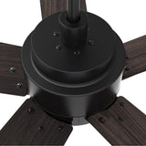 ASCENDER 52 In 5 Blade Smart Ceiling Fan With Integrated LED Lights With Google Home