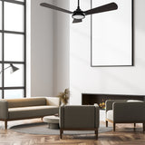 BRISA 56 In 3 Blade Smart Ceiling Fan With Integrated LED Lights With Google Home