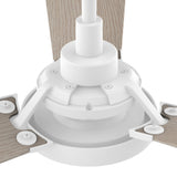 BRISA 56 In 3 Blade Smart Ceiling Fan With Integrated LED Lights With Google Home