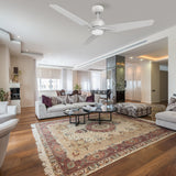 CALEN 56 In 3 Blade Smart Ceiling Fan With Integrated LED Lights With Google Home