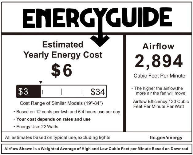 ESPEAR 56 In 5 Blade Smart Ceiling Fan With Integrated LED Lights With Google Home