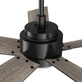 ASCENDER 56 In 5 Blade Smart Ceiling Fan With Integrated LED Lights With Google Home