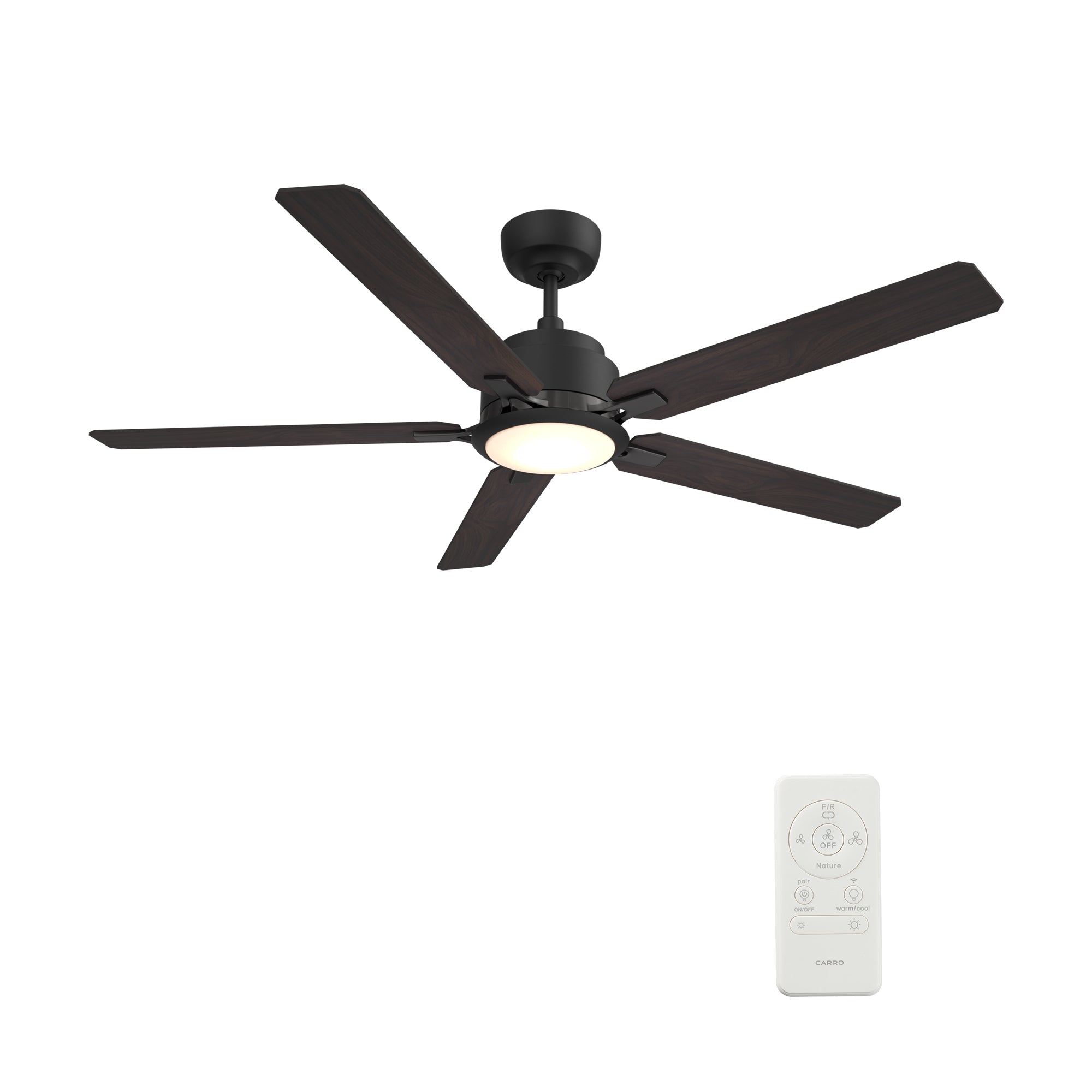 ESPEAR 60 In 5 Blade Smart Ceiling Fan With Integrated LED Lights With Google Home