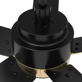 ASCENDER 52 In 5 Blade Smart Ceiling Fan With Integrated LED Lights With Google Home