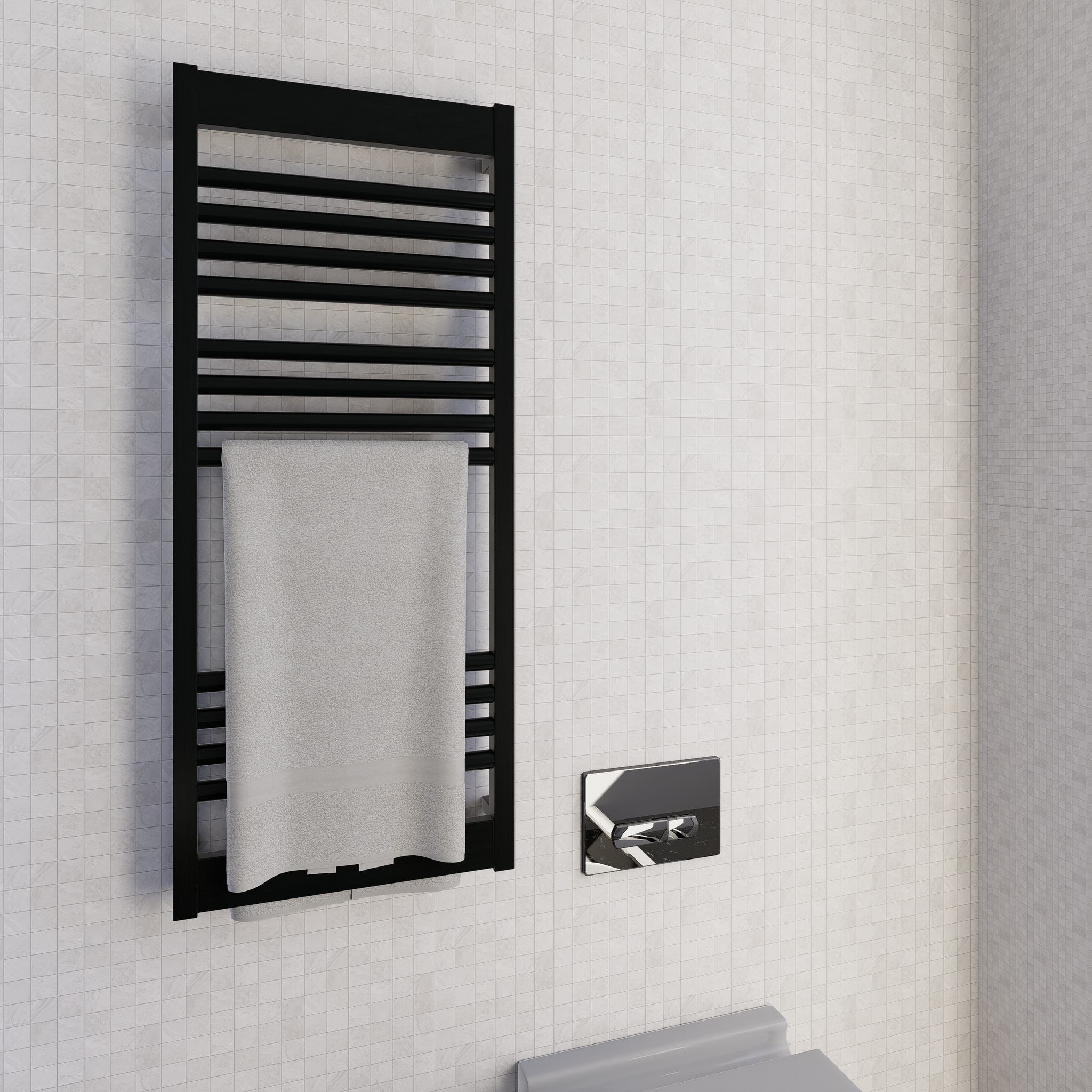 2 X 2 In Lumino Ivory Matte Glazed Porcelain Mosaic