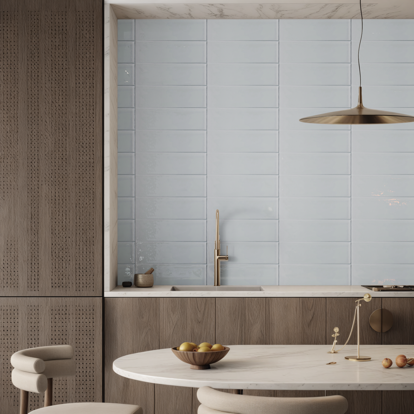 8 x 24 in (20 x 60 cm) Element ICE Colors Glass Tile