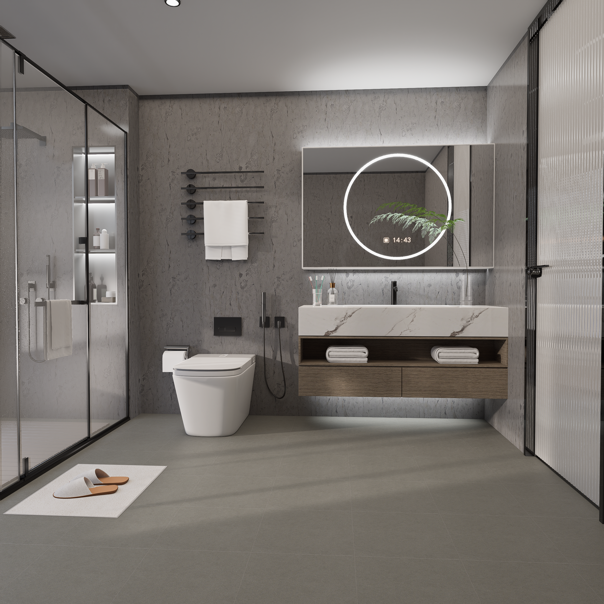 13 x 13 in Artifact Umber Matte Pressed Glazed Porcelain Tile