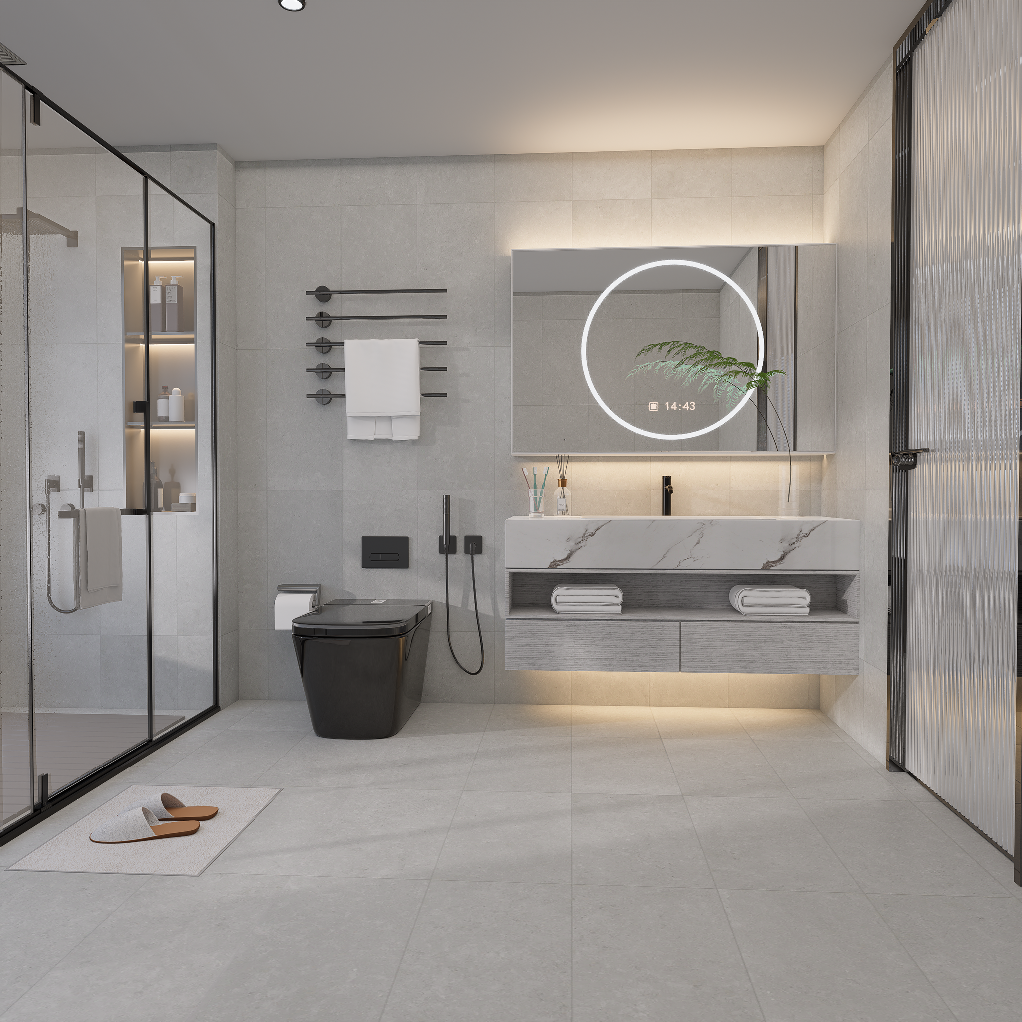 12 x 24 in Coliseo Platinum Matte Pressed Glazed Porcelain Tile
