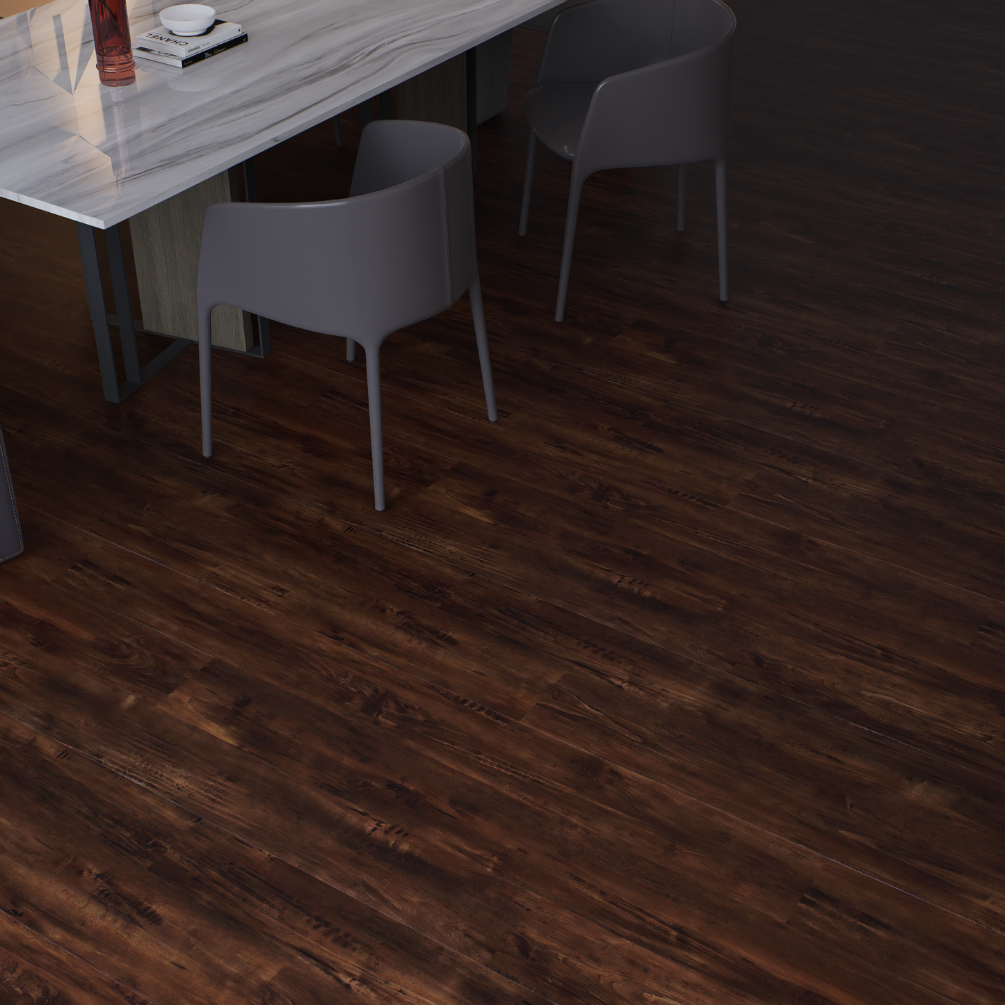 Luxury Vinyl Plank - Clayton With Square Edge - 4' x 7-1/4" x 2mm, 6 Mil Wear Layer -  District collection (48.33 Sq. Ft./Box)