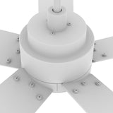 ASCENDER 48 In 5 Blade Smart Ceiling Fan With Integrated LED Lights With Google Home