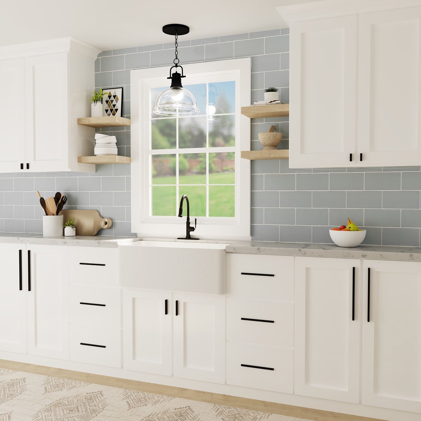 kitchen cabinet pulls 8-13/16 Inch (224mm) Center to Center - Hickory Hardware