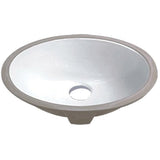 Acorn Porcelain Undermount Vanity Sink - 17-1/8 Inch x 14 Inch x 7-3/4 Inch