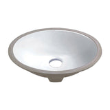 Acorn Porcelain Undermount Vanity Sink - 17-1/8 Inch x 14 Inch x 7-3/4 Inch